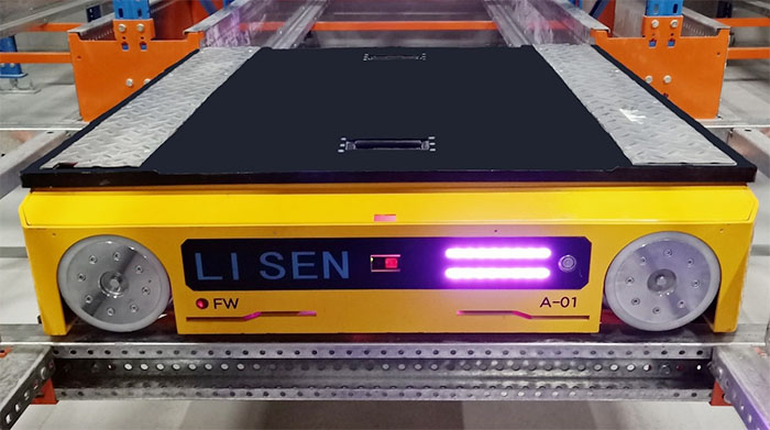 食品业穿梭式密集库